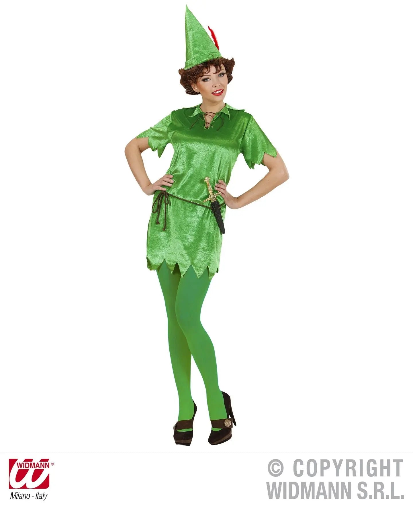 Collant VERDI 40 denari XL - tuttocostumi.it