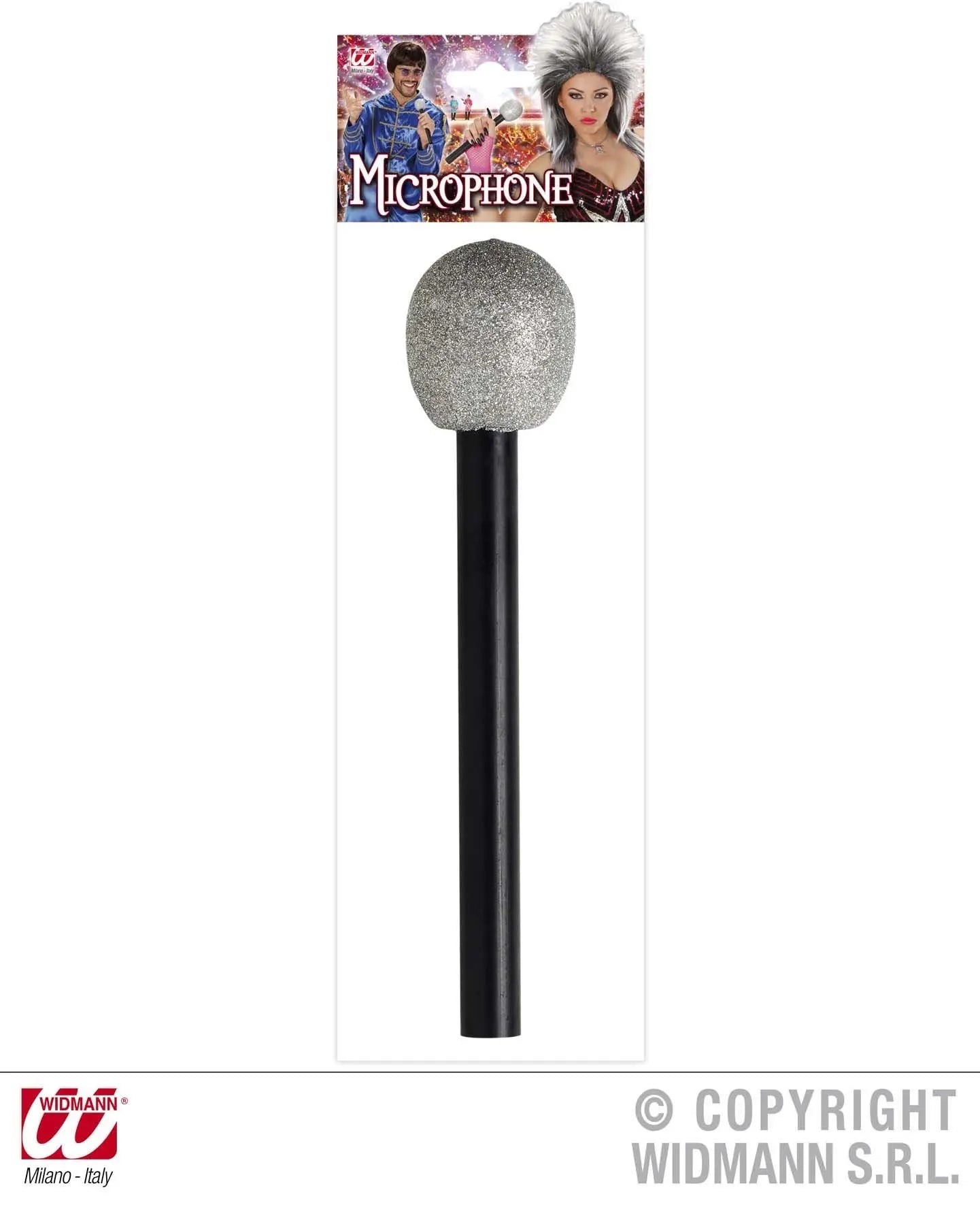 Microfono glitter - tuttocostumi.it
