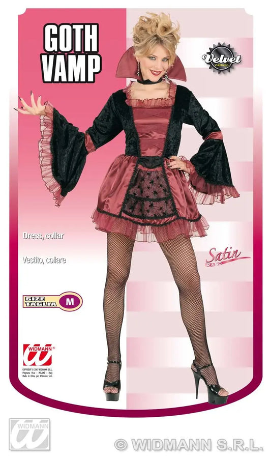 Costume Goth vamp di Widmann - tuttocostumi.it