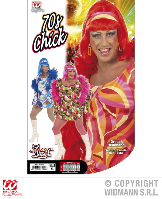 Costume anni 70 CHICK XL di Widmann - tuttocostumi.it