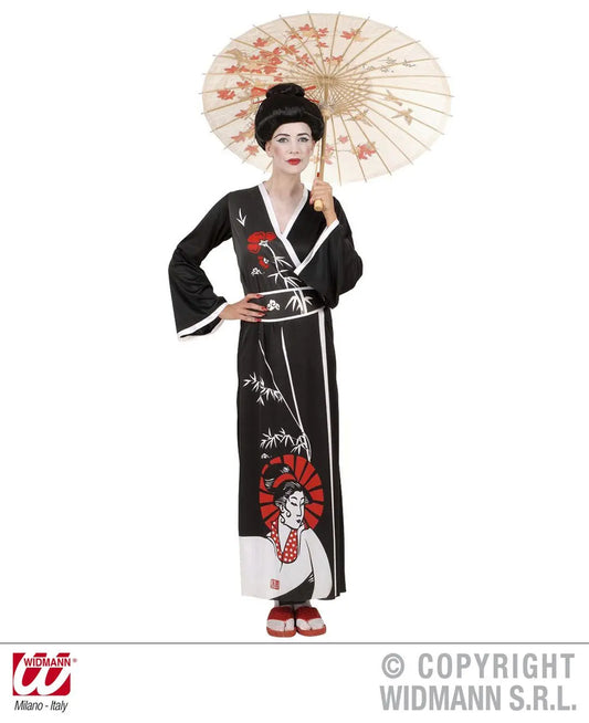 Costume GEISHA nero - tuttocostumi.it