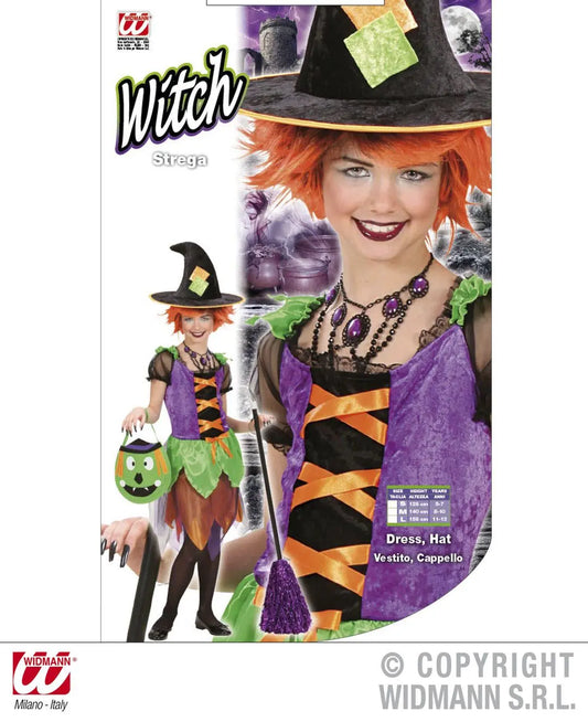 Costume STREGA colorata - tuttocostumi.it