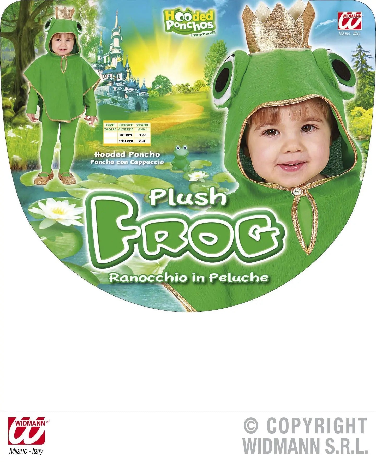 Costume RANOCCHIO IN PELUCHE - tuttocostumi.it