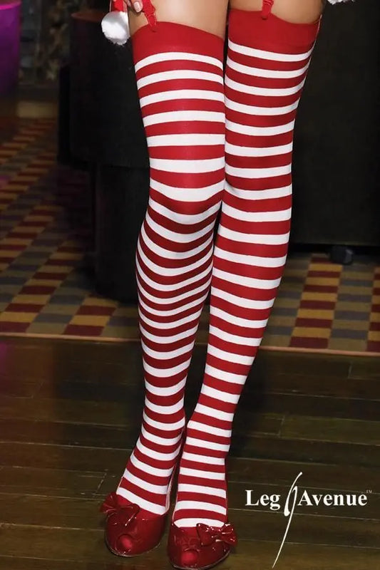 Calze a righe orizzontali bicolore di Leg Avenue - tuttocostumi.it