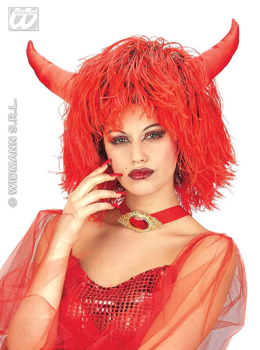 Maxi parrucca inferno unisex di Widmann - tuttocostumi.it