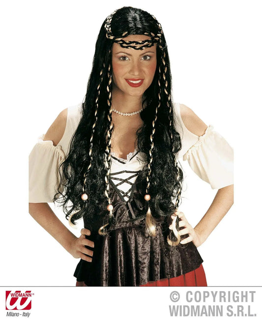 Parrucca MONALISA con treccine - tuttocostumi.it