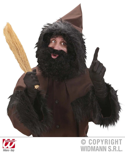 Parrucca e barba KNECHT RUPRECHT mora - tuttocostumi.it