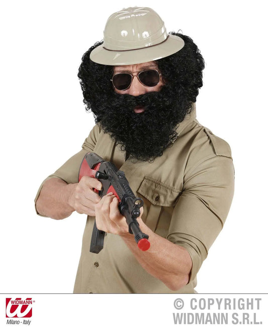 Parrucca e barba KNECHT RUPRECHT mora - tuttocostumi.it