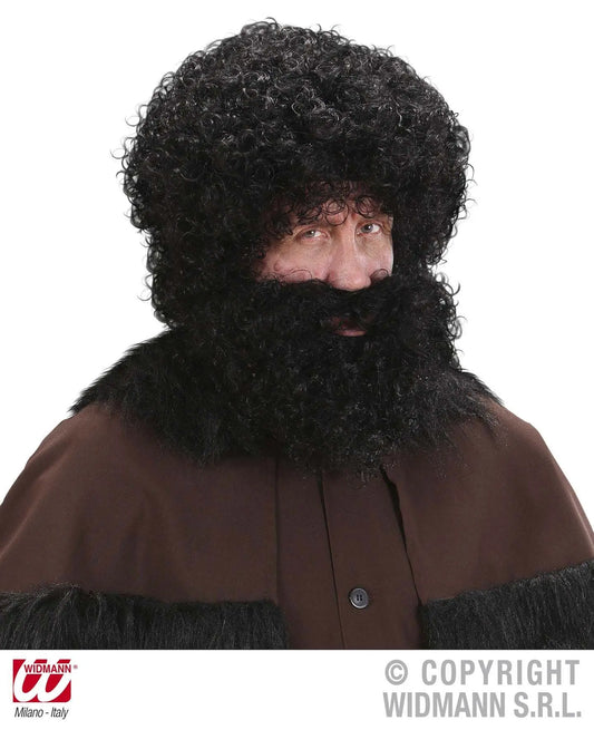 Parrucca e barba KNECHT RUPRECHT mora - tuttocostumi.it