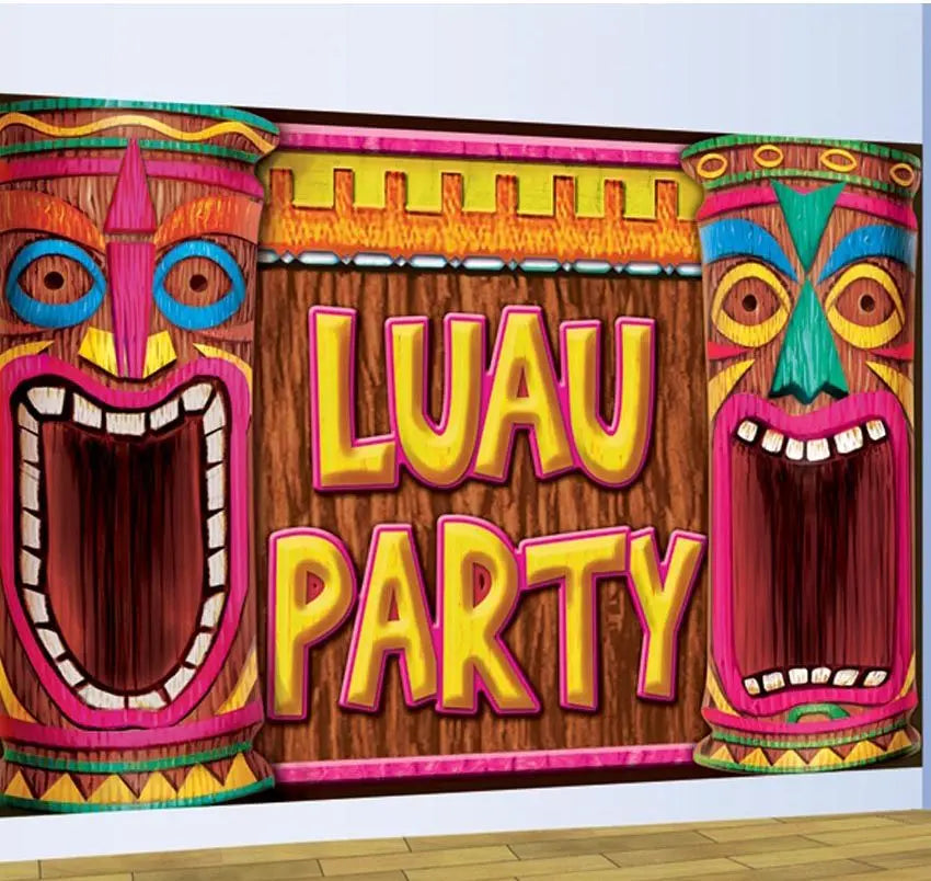 Decorazione da parete LUAU PARTY - tuttocostumi.it