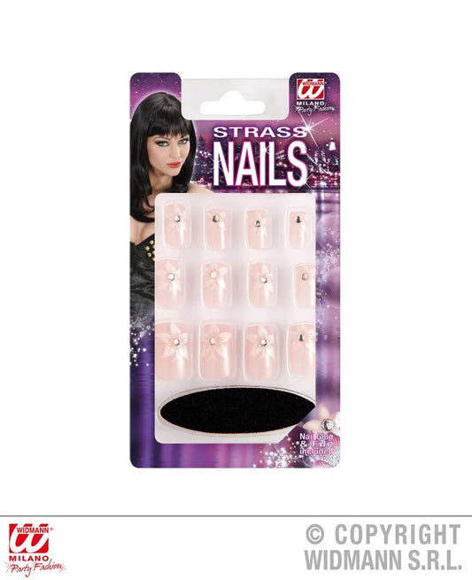 UNGHIE STRASS con colla e lima - tuttocostumi.it