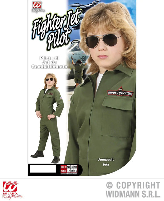 Costume PILOTA di JET da COMBATTIMENTO bambino - tuttocostumi.it
