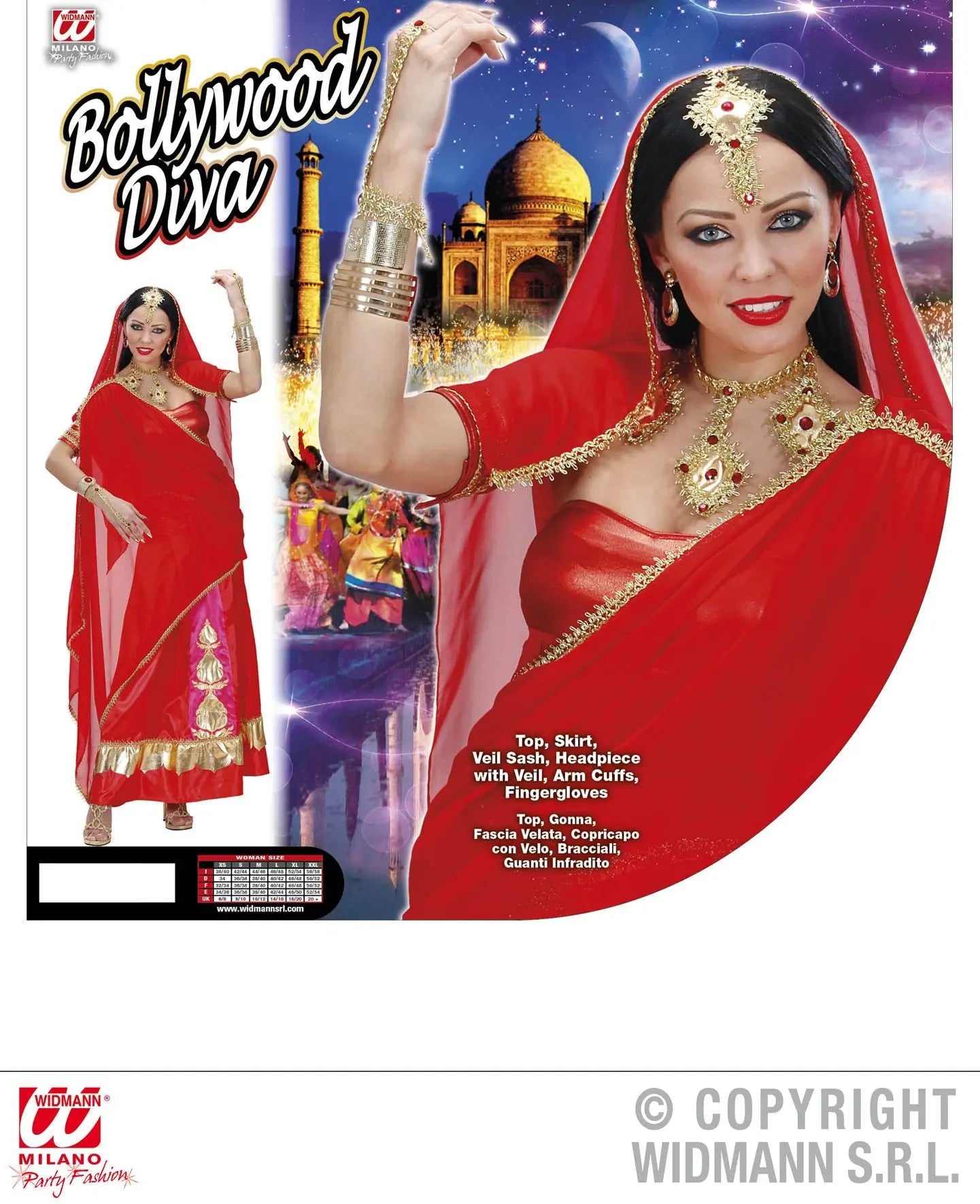 Costume BOLLYWOOD DIVA - tuttocostumi.it