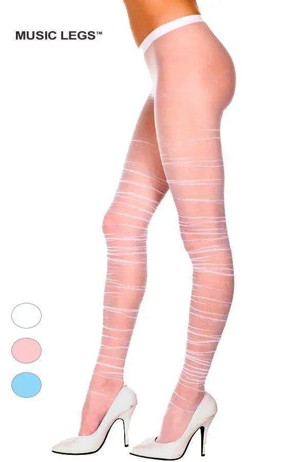 Collant velati con pieghettature - tuttocostumi.it