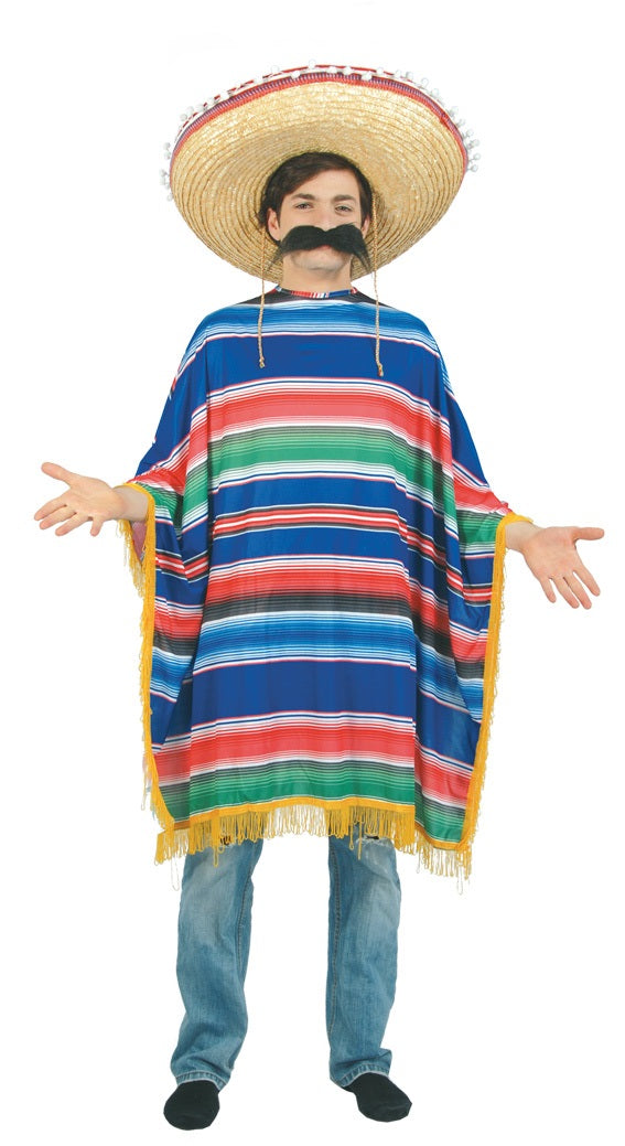 Costume PONCHO MEXICANO adulto di Guirca - tuttocostumi.it
