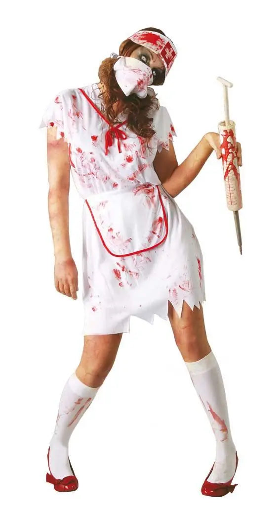 Costume INFERMIERA ZOMBIE - tuttocostumi.it