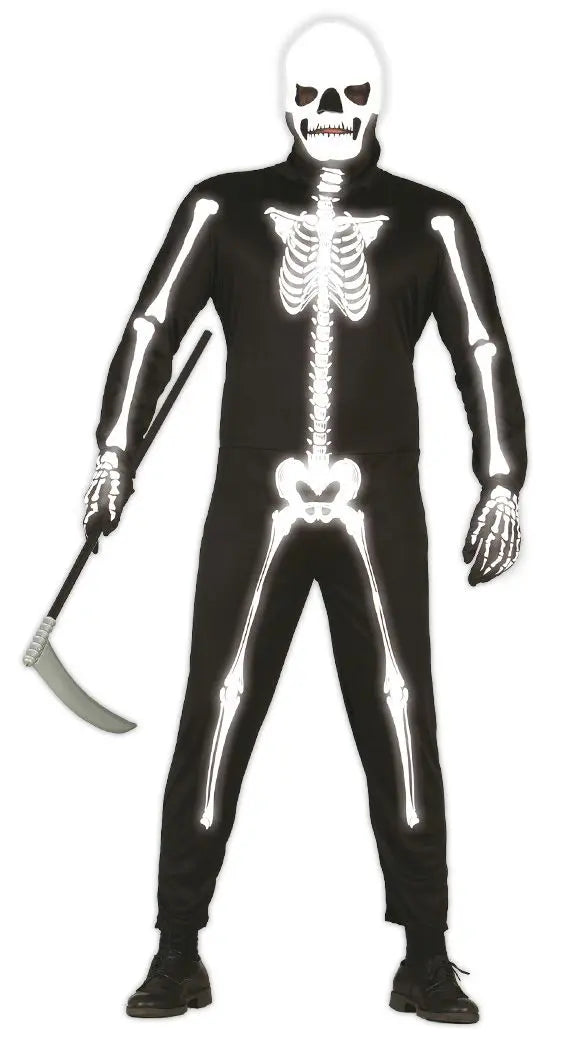 Costume SCHELETRO glow in the dark - tuttocostumi.it