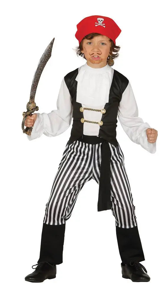 Costume CORSARO IMPAVIDO bambino - tuttocostumi.it