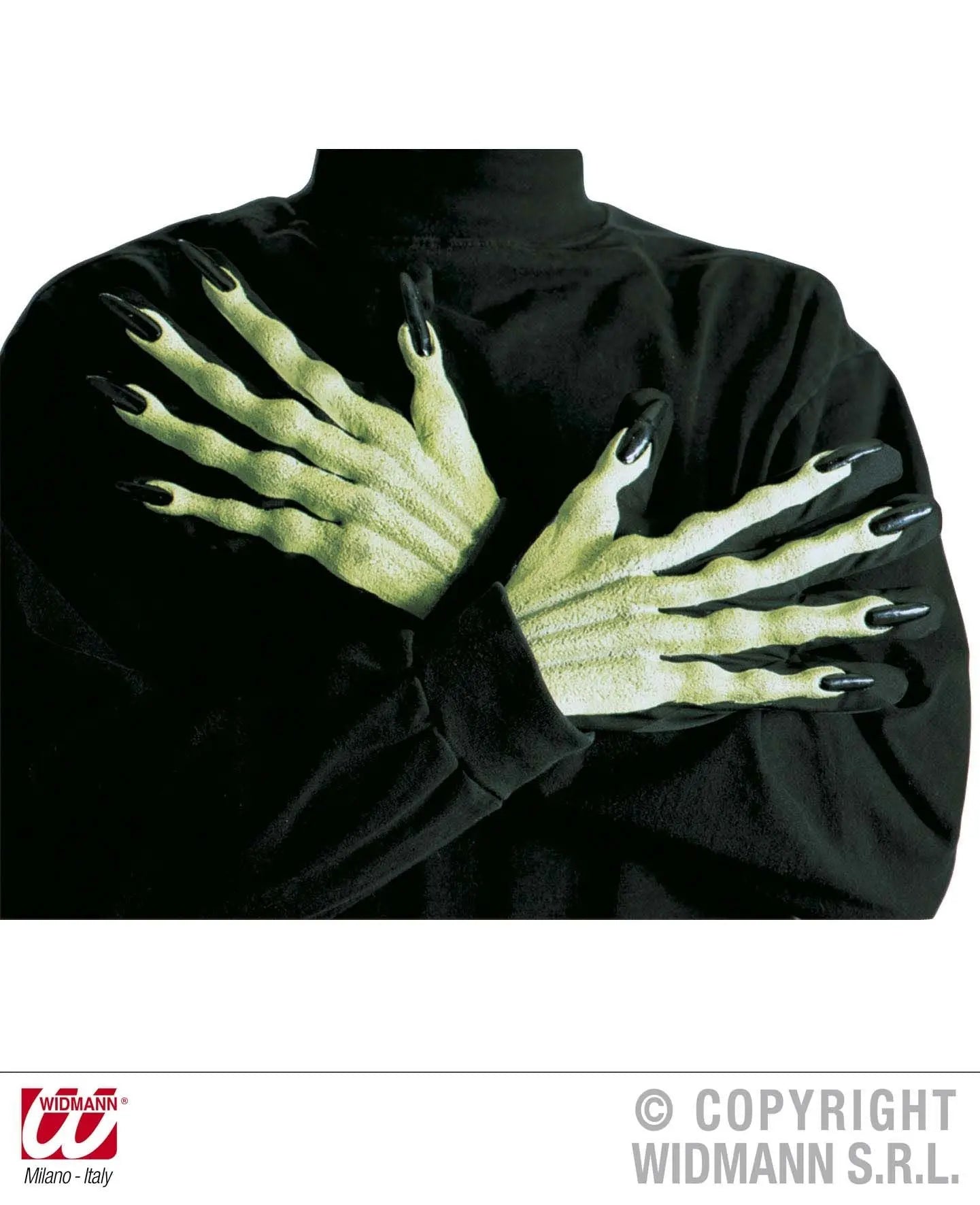 Guanti 3D mani di STREGA - tuttocostumi.it