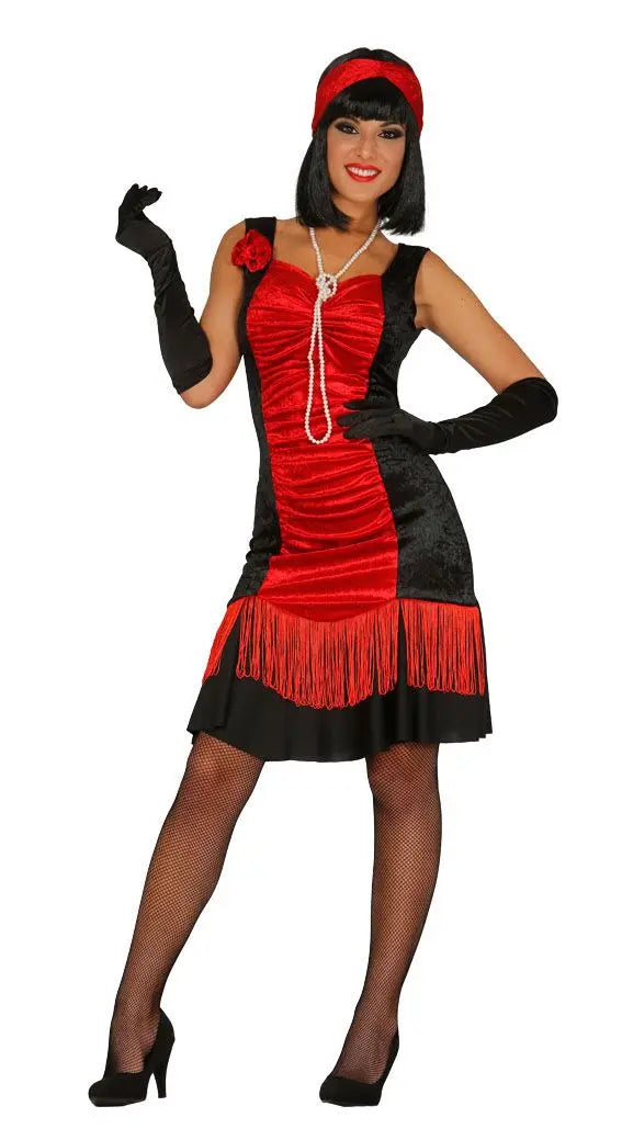 Costume CHARLESTON ROSSO - tuttocostumi.it