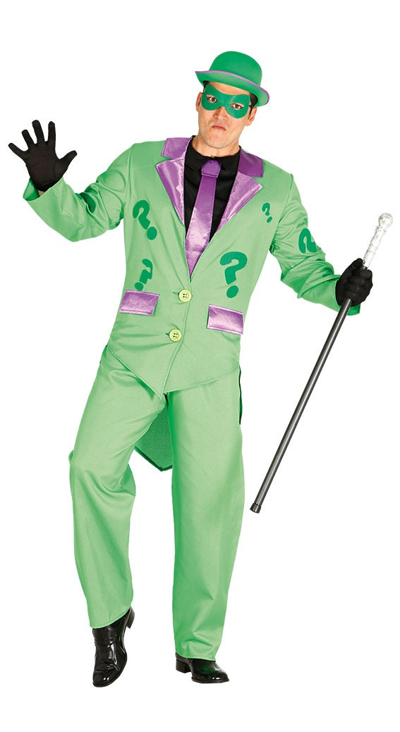 Costume MALVAGIO VERDE ENIGMISTA di Guirca - tuttocostumi.it