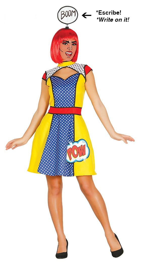 Costume RAGAZZA POP ART di Guirca - tuttocostumi.it