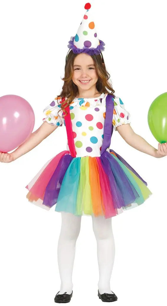 Costume CANDY CLOWN bambina - tuttocostumi.it