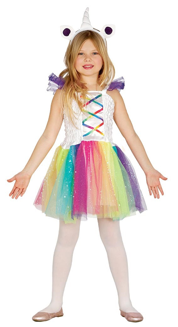 Costume UNICORNO bambina di Guirca - tuttocostumi.it