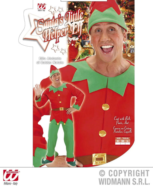 Costume AIUTANTE DI BABBO NATALE uomo - tuttocostumi.it
