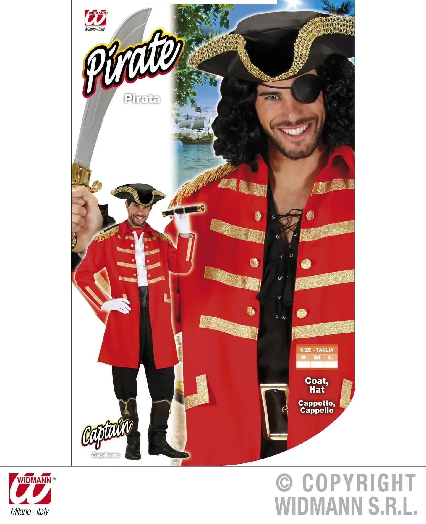 Costume PIRATA UNCINO - tuttocostumi.it