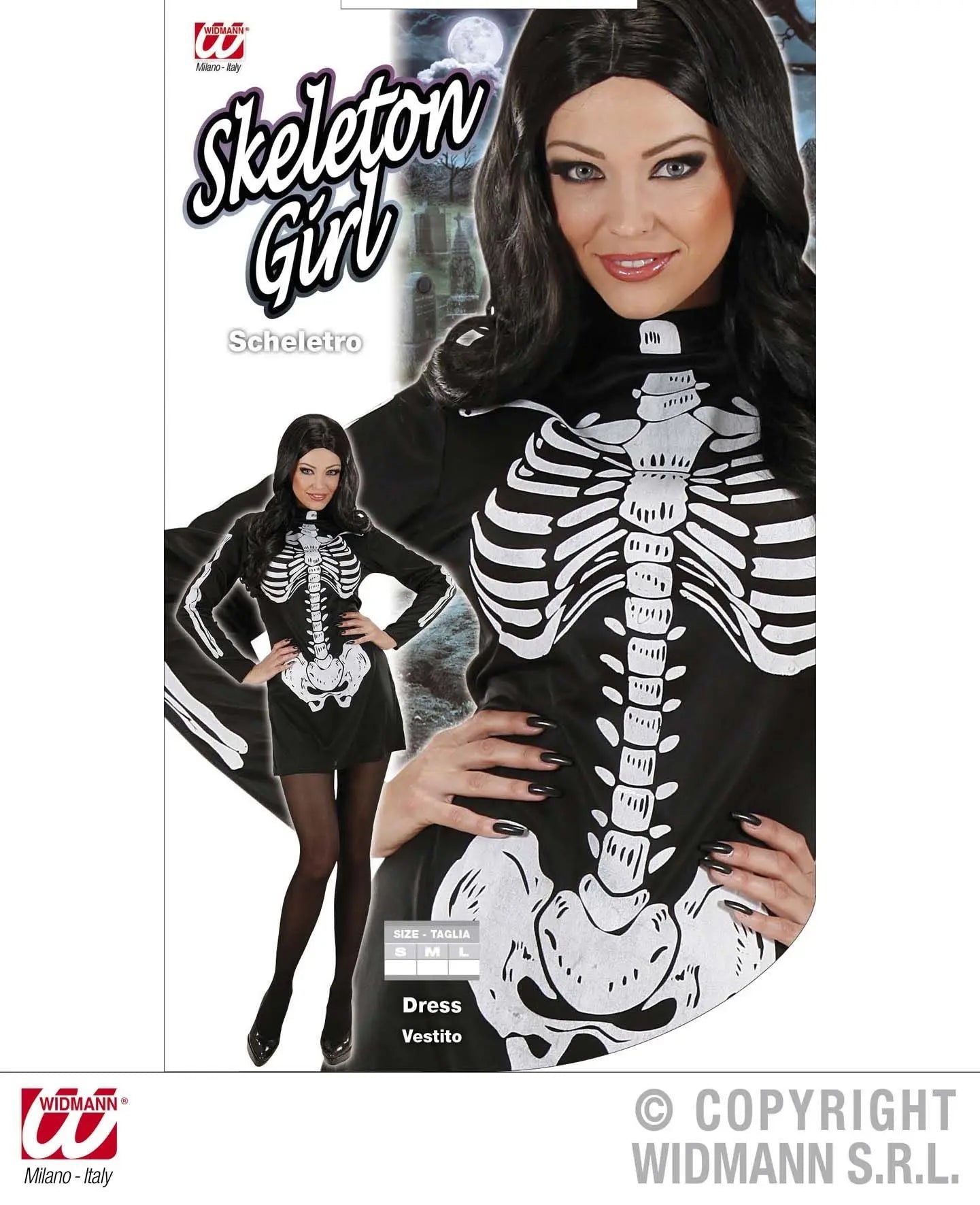 Costume SKELETON GIRL - tuttocostumi.it