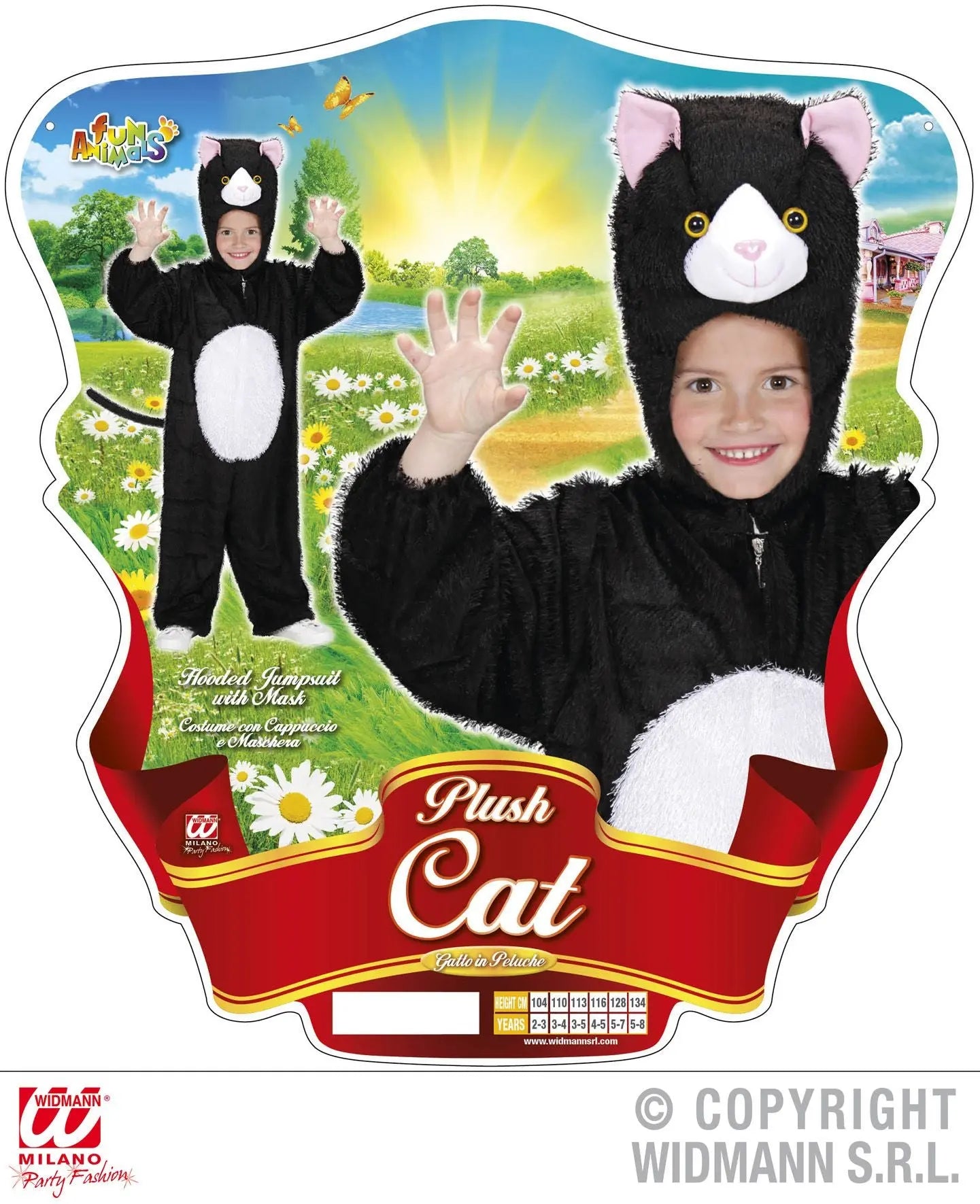 Costume GATTO bambino - tuttocostumi.it