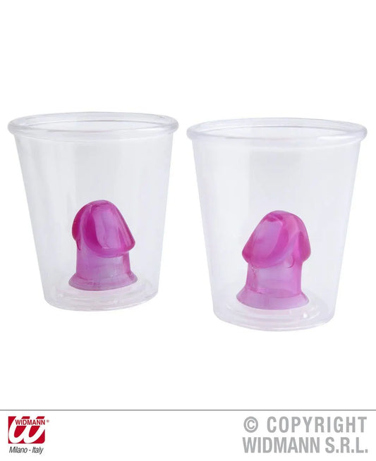Bicchierini SHOT WILLY set da 2 - tuttocostumi.it
