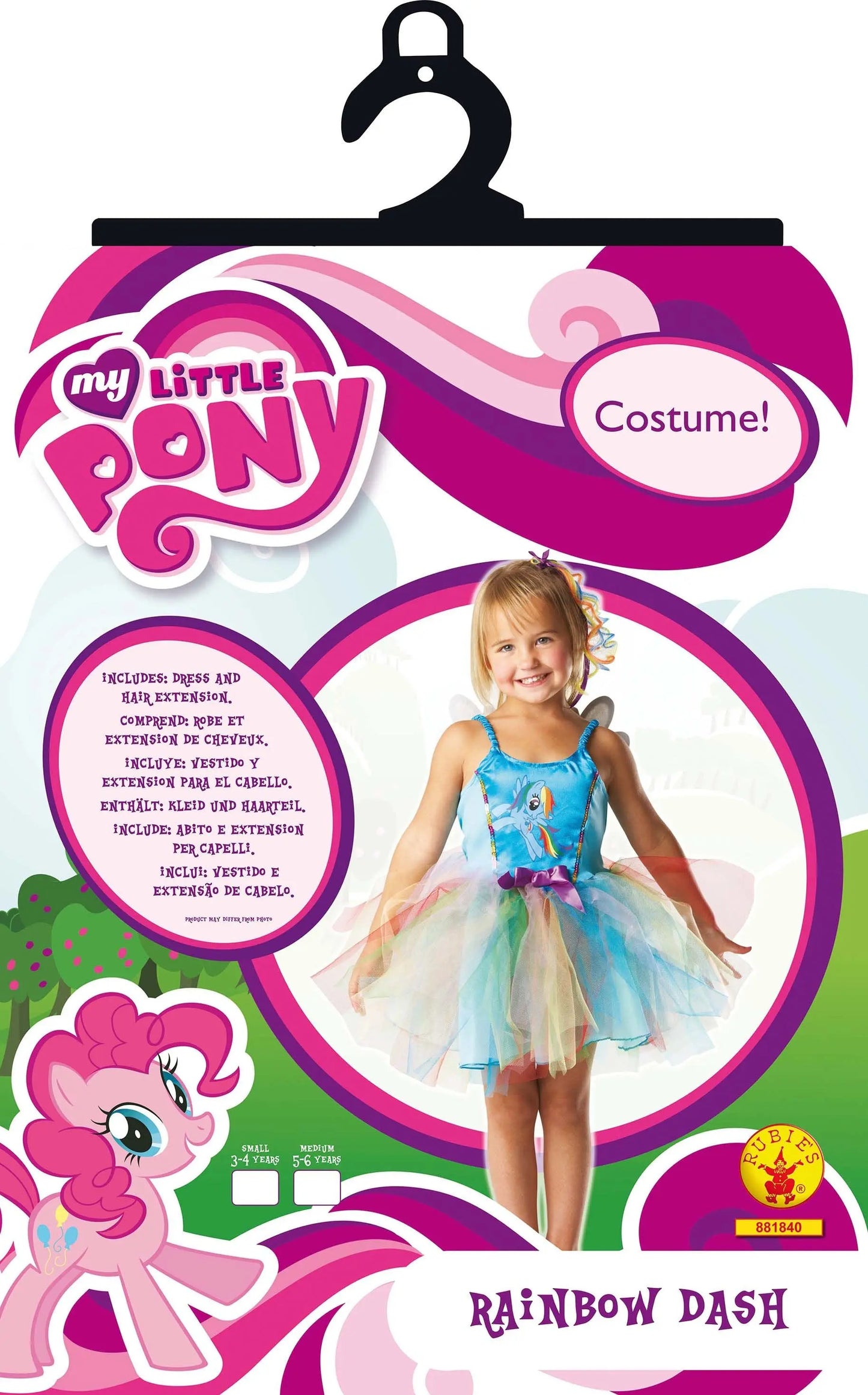 Costume Little Pony RAINBOW DASH - tuttocostumi.it