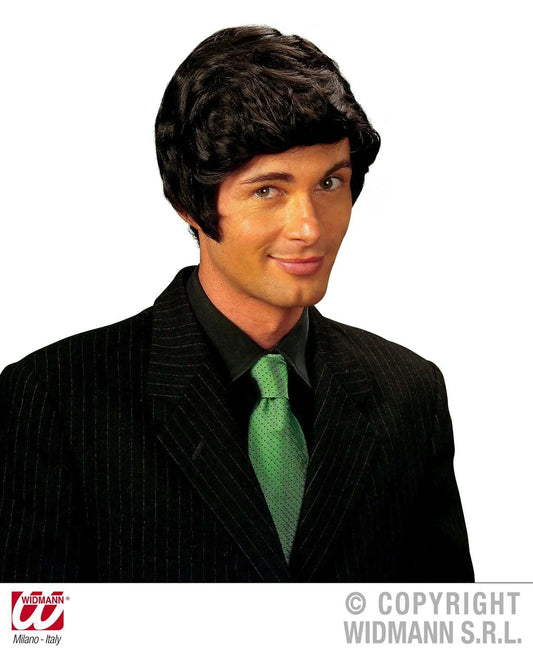 Parrucca RICK nera - tuttocostumi.it