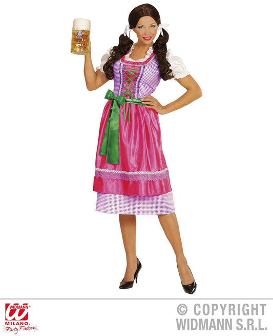 Costume DIRNDL rosa-verde - tuttocostumi.it
