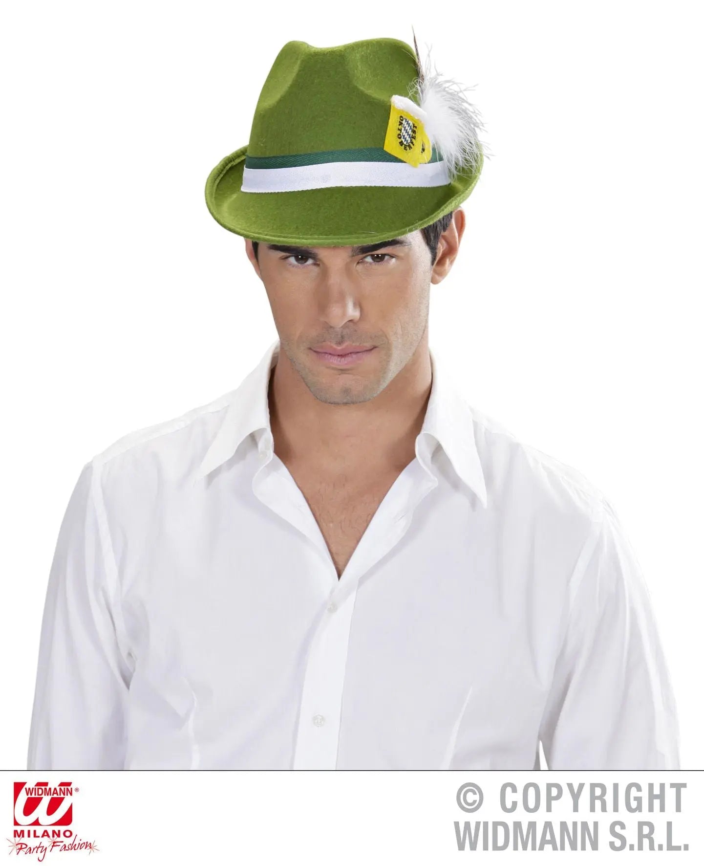 Fedora BAVARESE con deco piuma e boccale - tuttocostumi.it