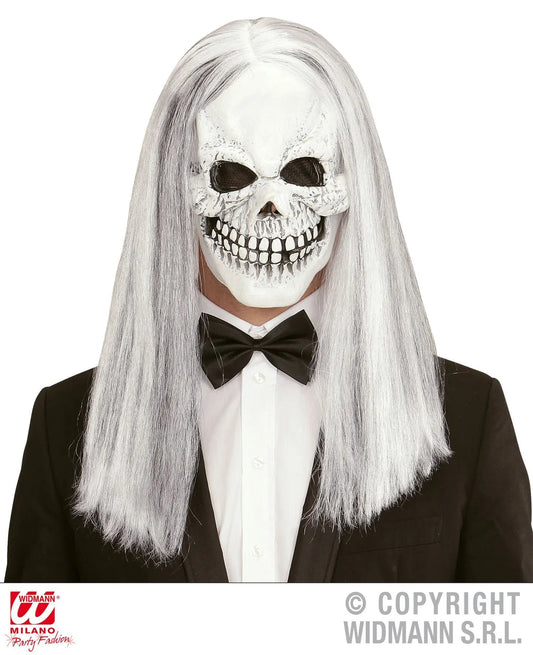Maschera TESCHIO con PARRUCCA - tuttocostumi.it