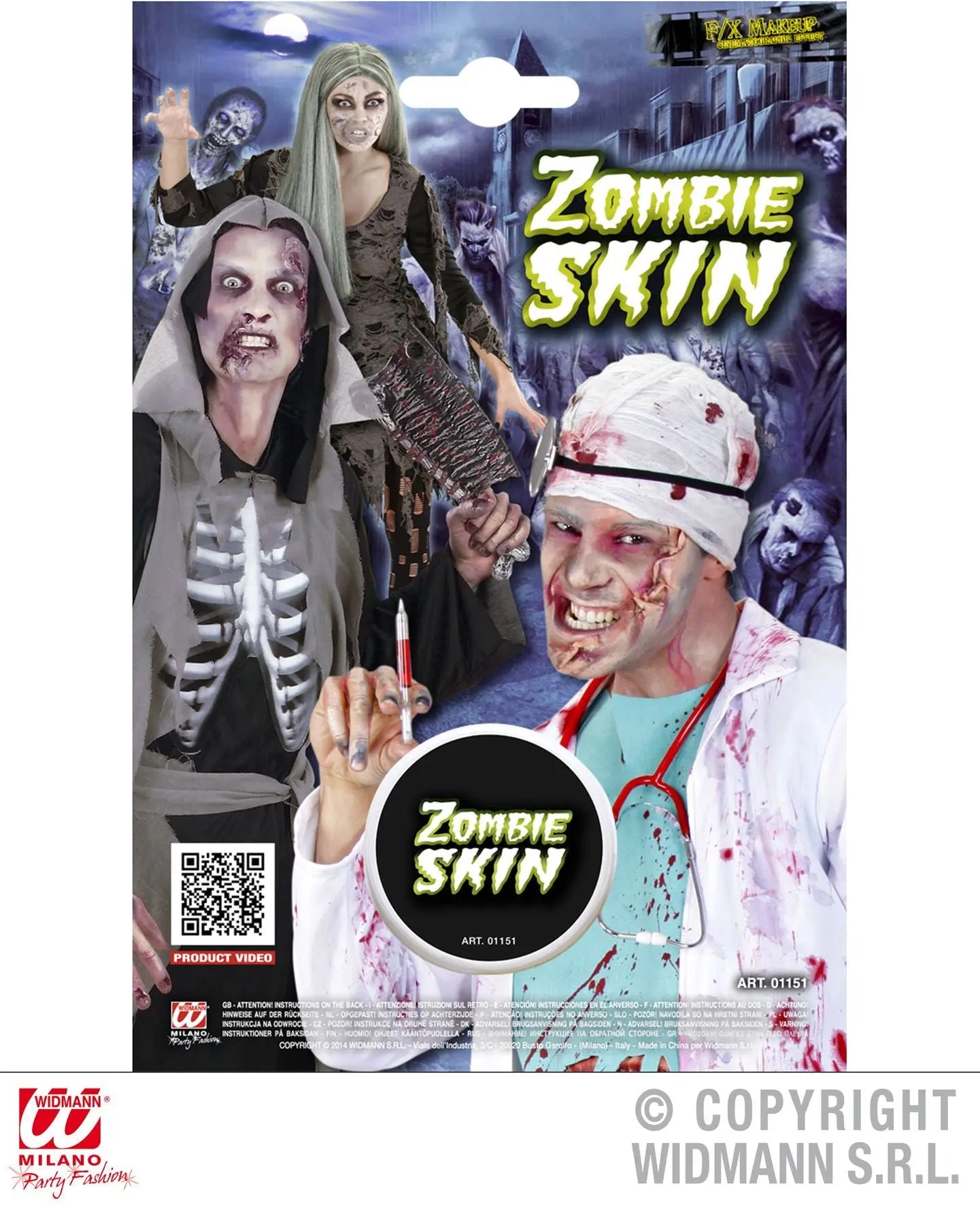 Make-up PELLE ZOMBIE - tuttocostumi.it