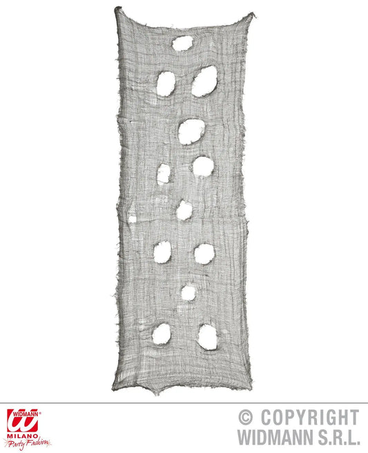Tessuto decorativo HORROR NERO  75x300 cm - tuttocostumi.it