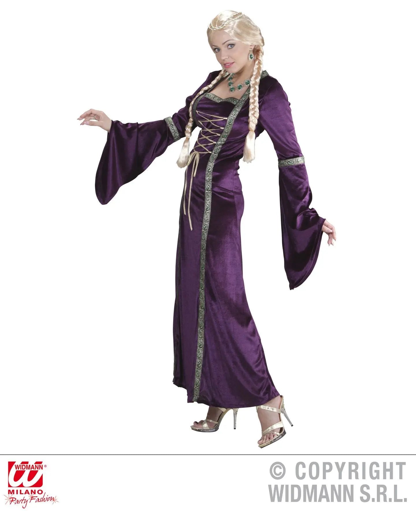 Costume PRINCIPESSA MEDIEVALE gotica - tuttocostumi.it