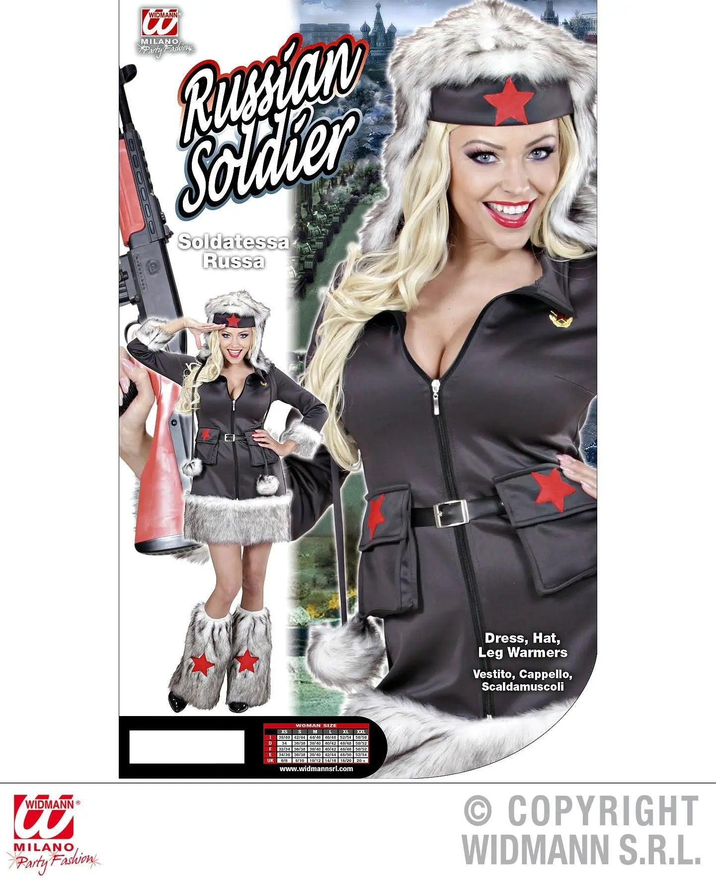 Costume SOLDATESSA RUSSA - tuttocostumi.it