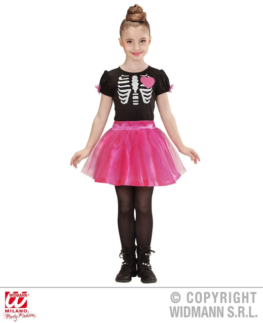 Costume SCHELETRO BALLERINA bambina - tuttocostumi.it