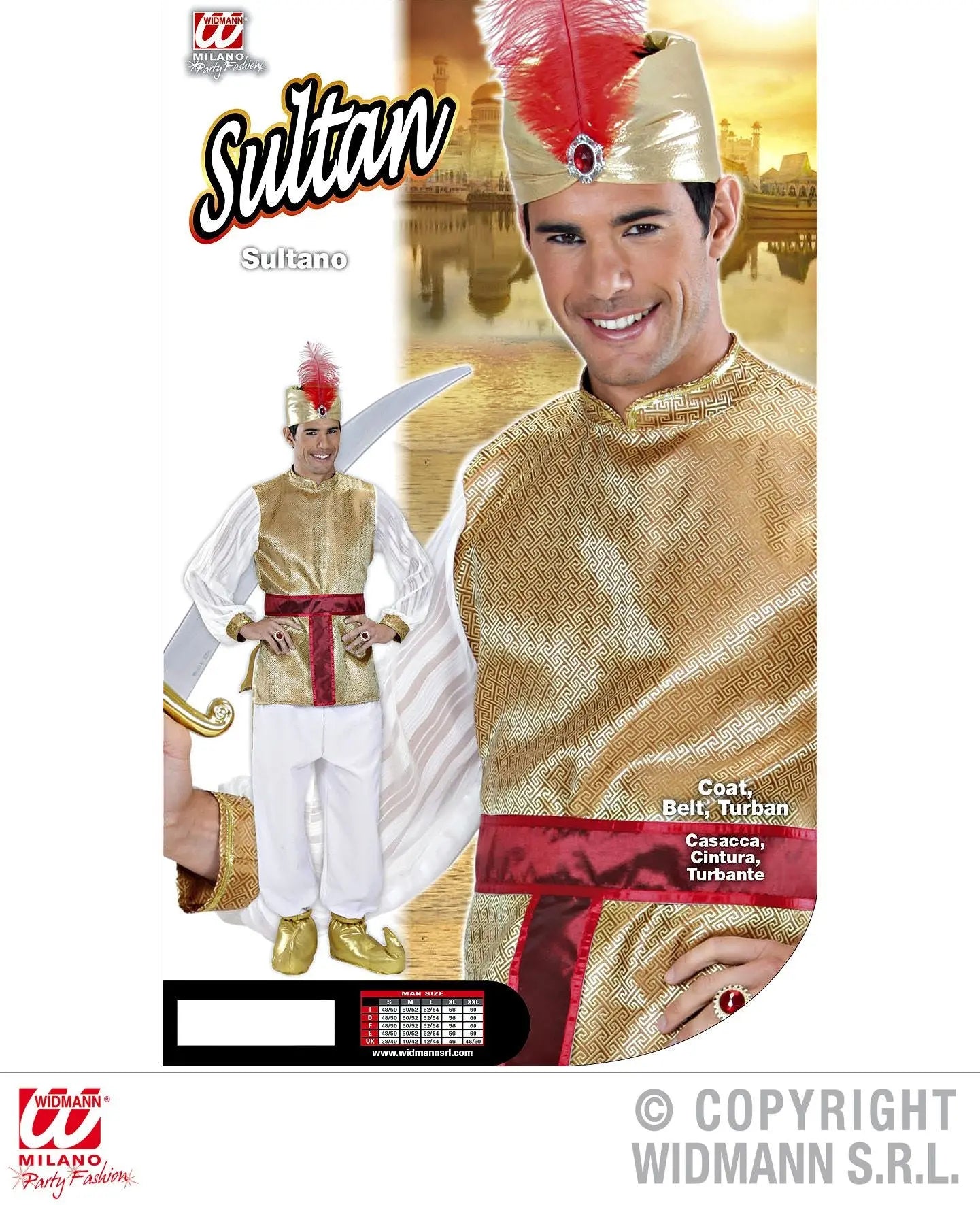 Costume SULTANO - tuttocostumi.it