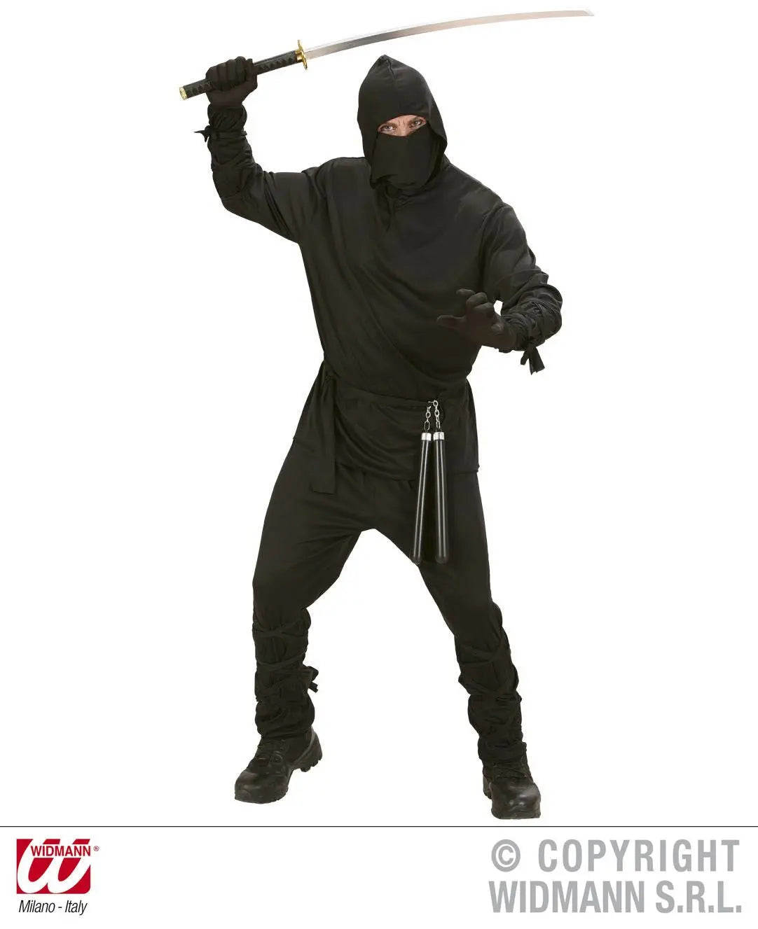 Costume NINJA nero - tuttocostumi.it