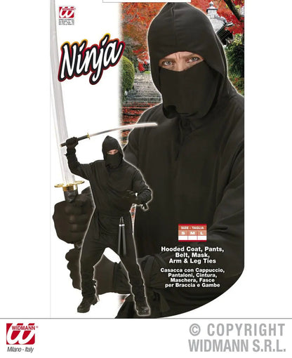 Costume NINJA nero - tuttocostumi.it