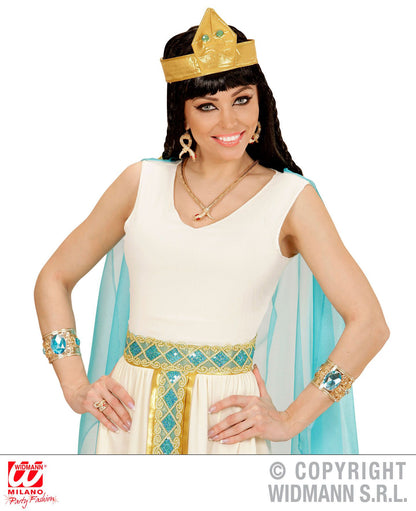 COLLANA SERPENTE oro con occhi gemma rossa di Widmann - tuttocostumi.it
