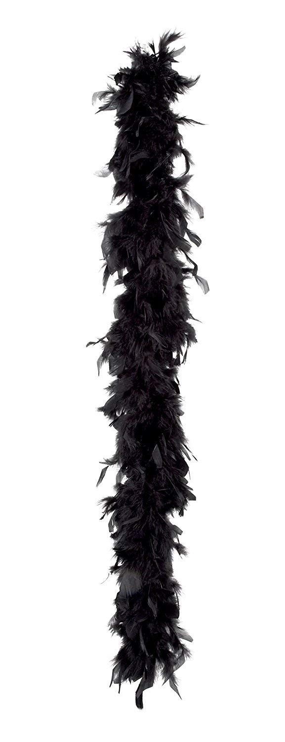 BOA nero piume cm 180 di Widmann - tuttocostumi.it