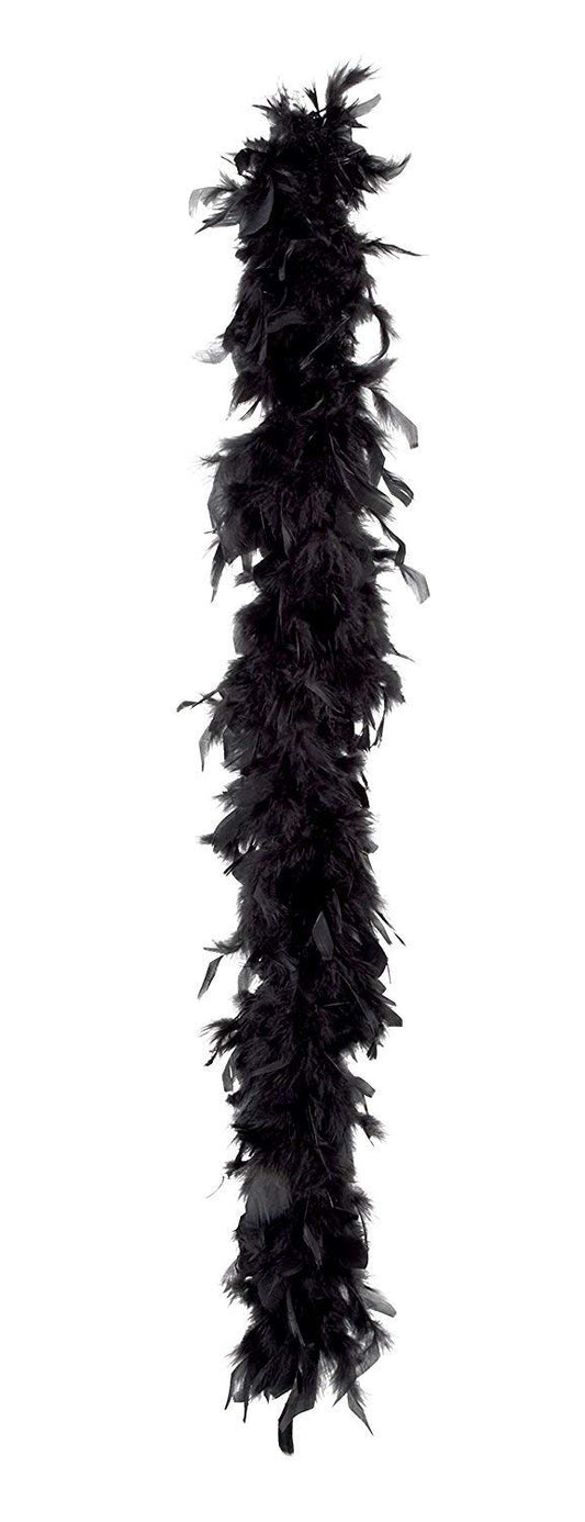 BOA nero piume cm 180 di Widmann - tuttocostumi.it