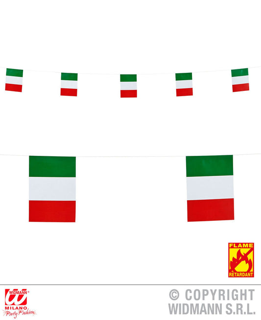 Festone bandiera ITALIA 6 metri di Widmann - tuttocostumi.it